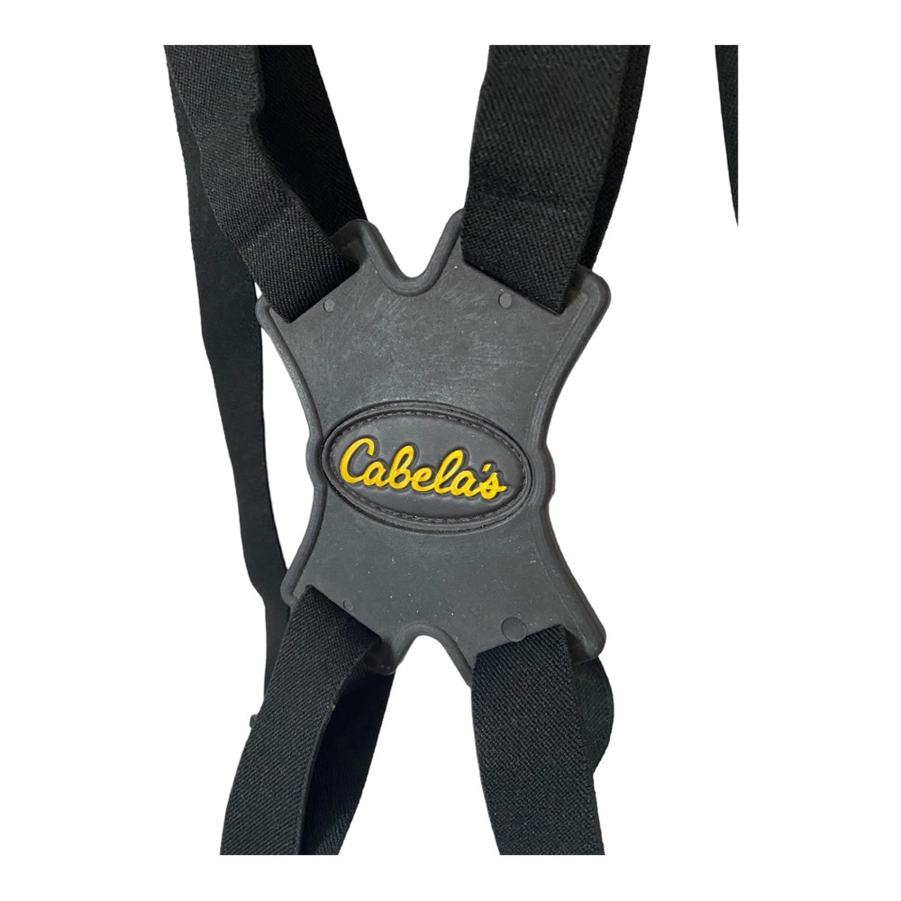 Cabelas Chest Pack Harness Elastic Black Bino Replace… Gem